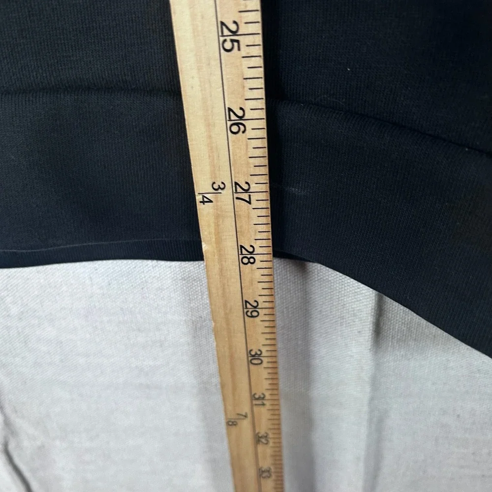 Nike Dri-FIT Pullover Hoodie Black White Oversized Swoosh Mens Medium CU6267-010 - Picture 5 of 7